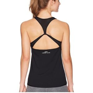 Lorna Jane Black Sharp Excel Tank Top - Size Medium